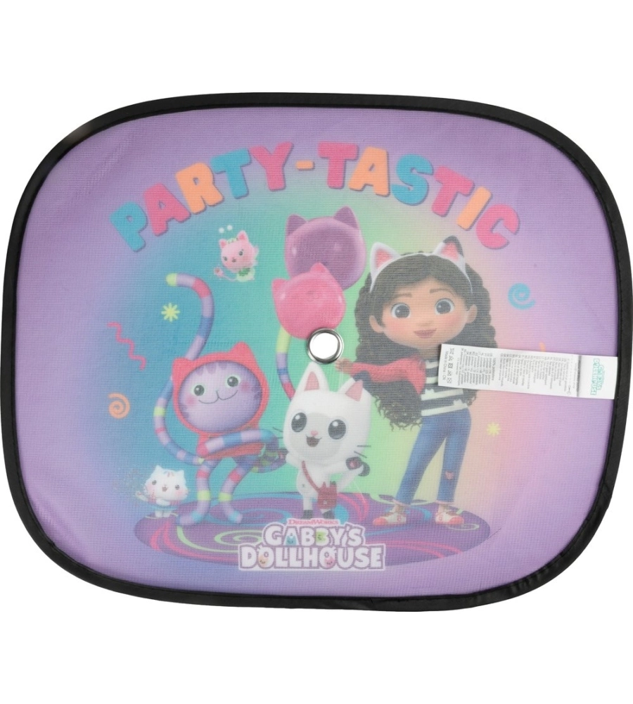 Coppia tendine parasole laterali auto "Gabby Party" 44x35 cm