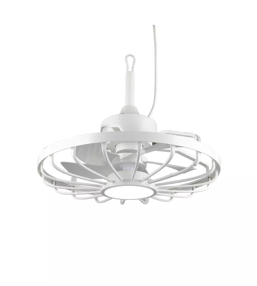 Plafoniera led con ventilatore "Oslo" bianco 2250 lm 51 cm