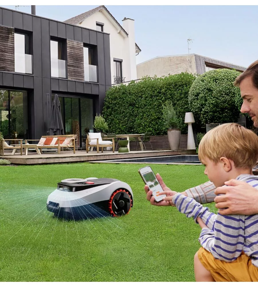 Robot tagliaerba Navimov "i210 LiDAR" area di taglio 1000 mq