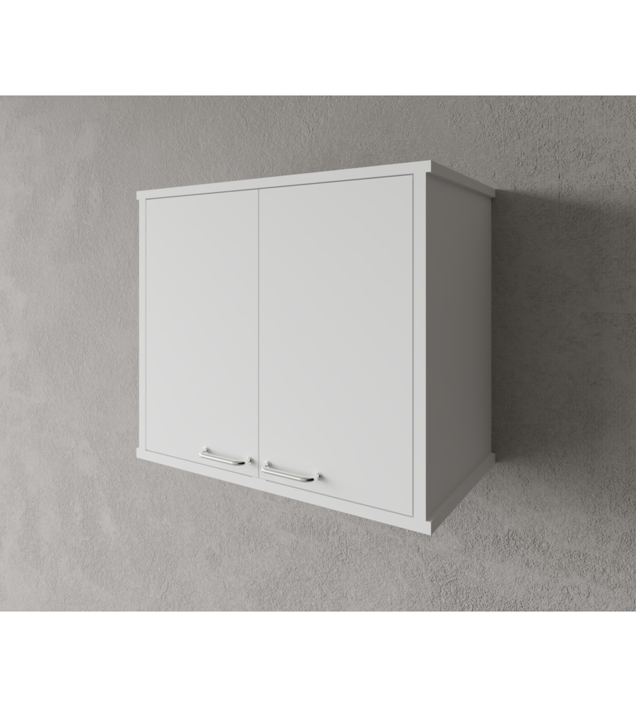 Pensile lavanderia 2 ripiani "Garden" bianco 60x34x52,5 cm