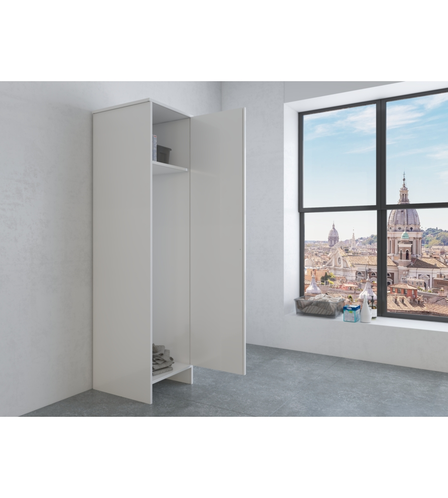 Colonna mobile lavanderia "Garden" bianco 46,5x49x182 cm
