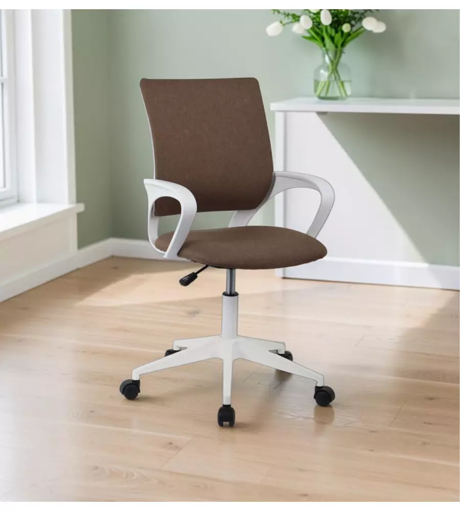 Sedia da ufficio Bellahome tortora 50x54x90-100 cm