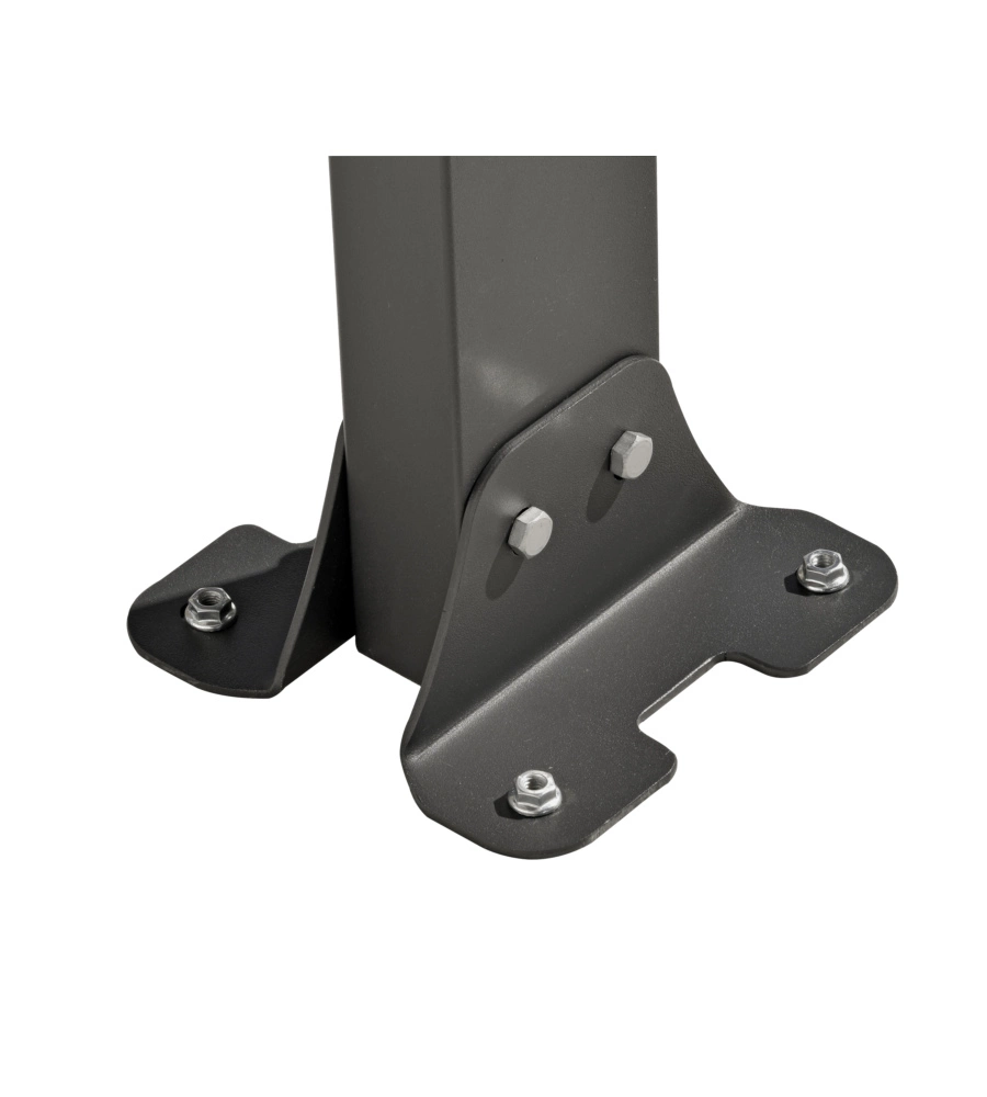 Pergola addossata da esterno Habrita in alluminio 501x307x299 cm