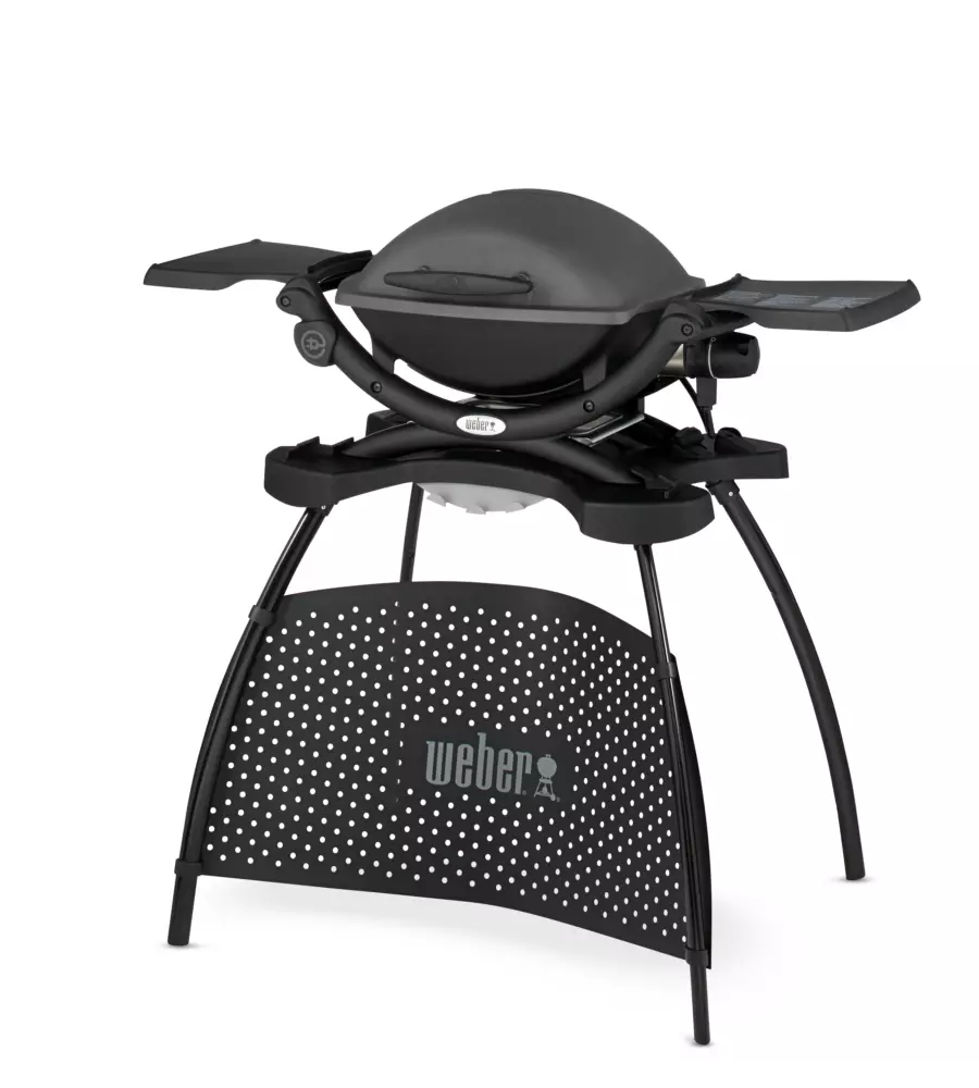 Barbecue elettrico Weber "Q1400" con supporto nero 1 bruciatore