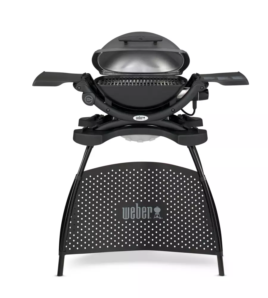 Barbecue elettrico Weber "Q1400" con supporto nero 1 bruciatore