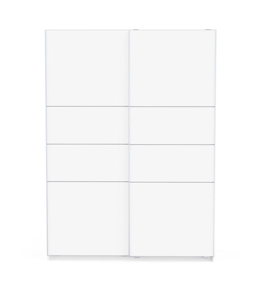 Armadio 2 ante scorrevoli "Fast 2" bianco 148x60x203 cm