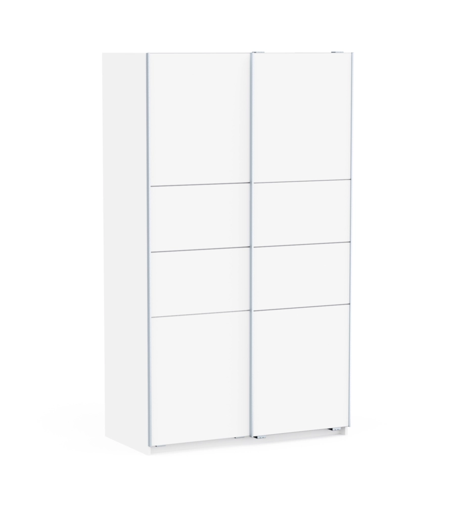 Armadio 2 ante scorrevoli "Fast" bianco 116,6x60x203 cm