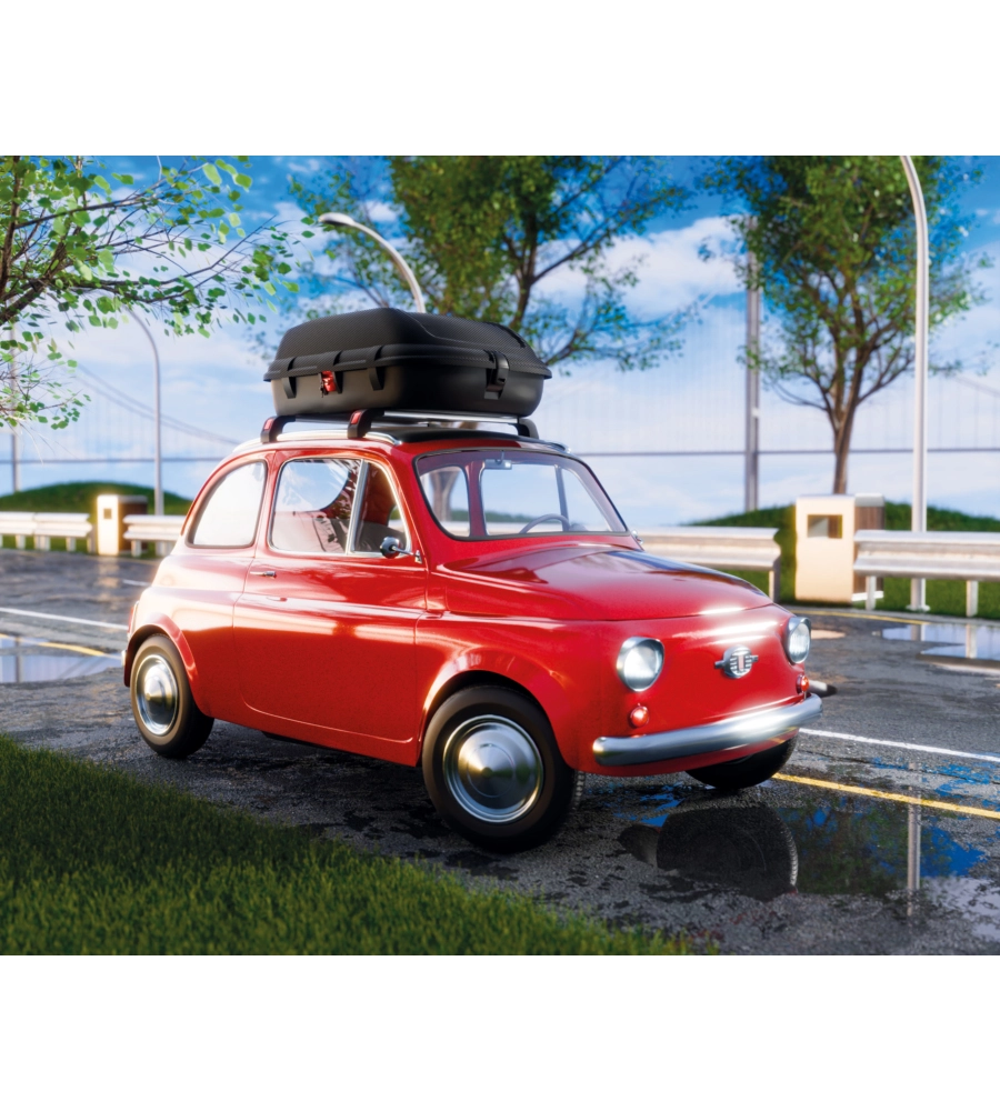 BOX TETTO AUTO ARTPLAST "SHIELD" NERO 270 LT