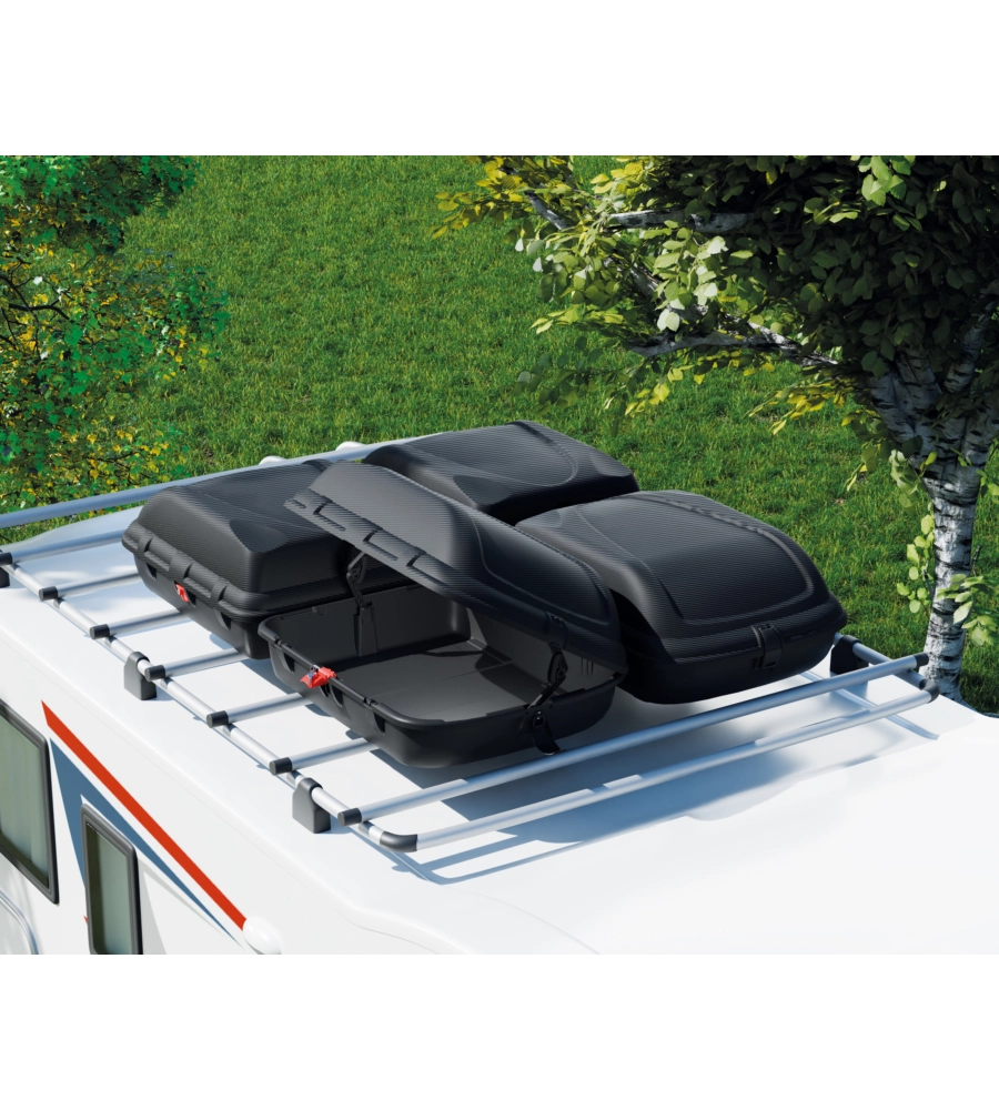 BOX TETTO AUTO ARTPLAST "SHIELD" NERO 270 LT