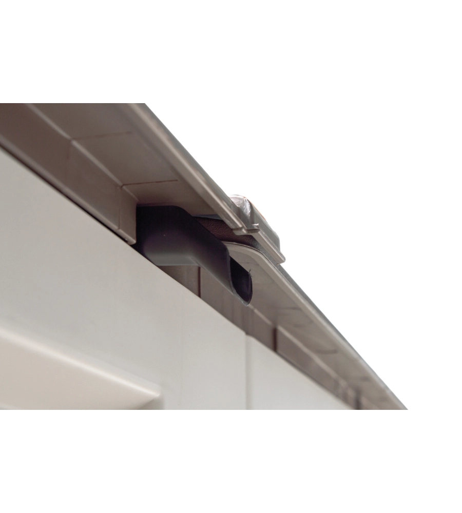 CASETTA DA GIARDINO ARTPLAST "GARDEN SHED" IN RESINA EFFETTO LEGNO BEIGE 151X83X200 CM