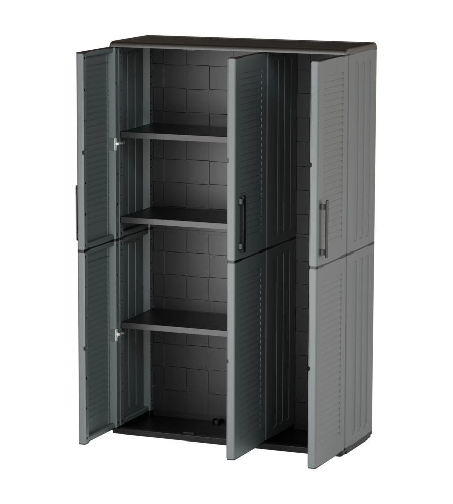 ARMADIO PORTASCOPE ARTPLAST "EASY" IN POLIPROPILENE GRIGIO SCURO 102X37X163 CM