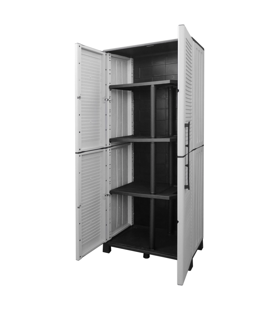 ARMADIO PORTASCOPE ARTPLAST "FAMILY" IN POLIPROPILENE GRIGIO 68X37X169 CM