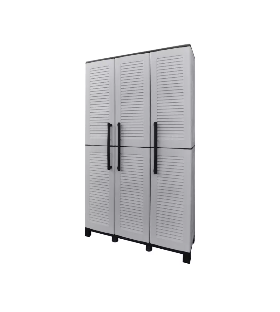 ARMADIO PORTASCOPE ARTPLAST "FAMILY" IN POLIPROPILENE GRIGIO 102X37X169 CM