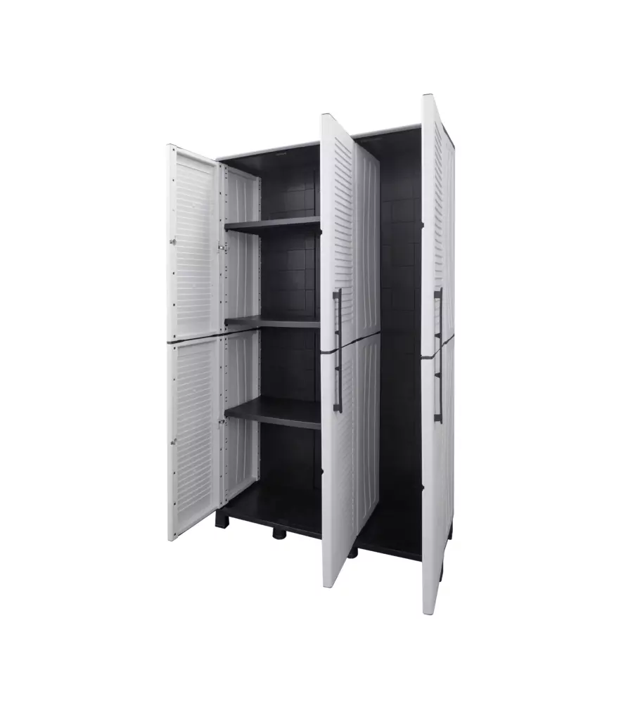 ARMADIO PORTASCOPE ARTPLAST "FAMILY" IN POLIPROPILENE GRIGIO 102X37X169 CM