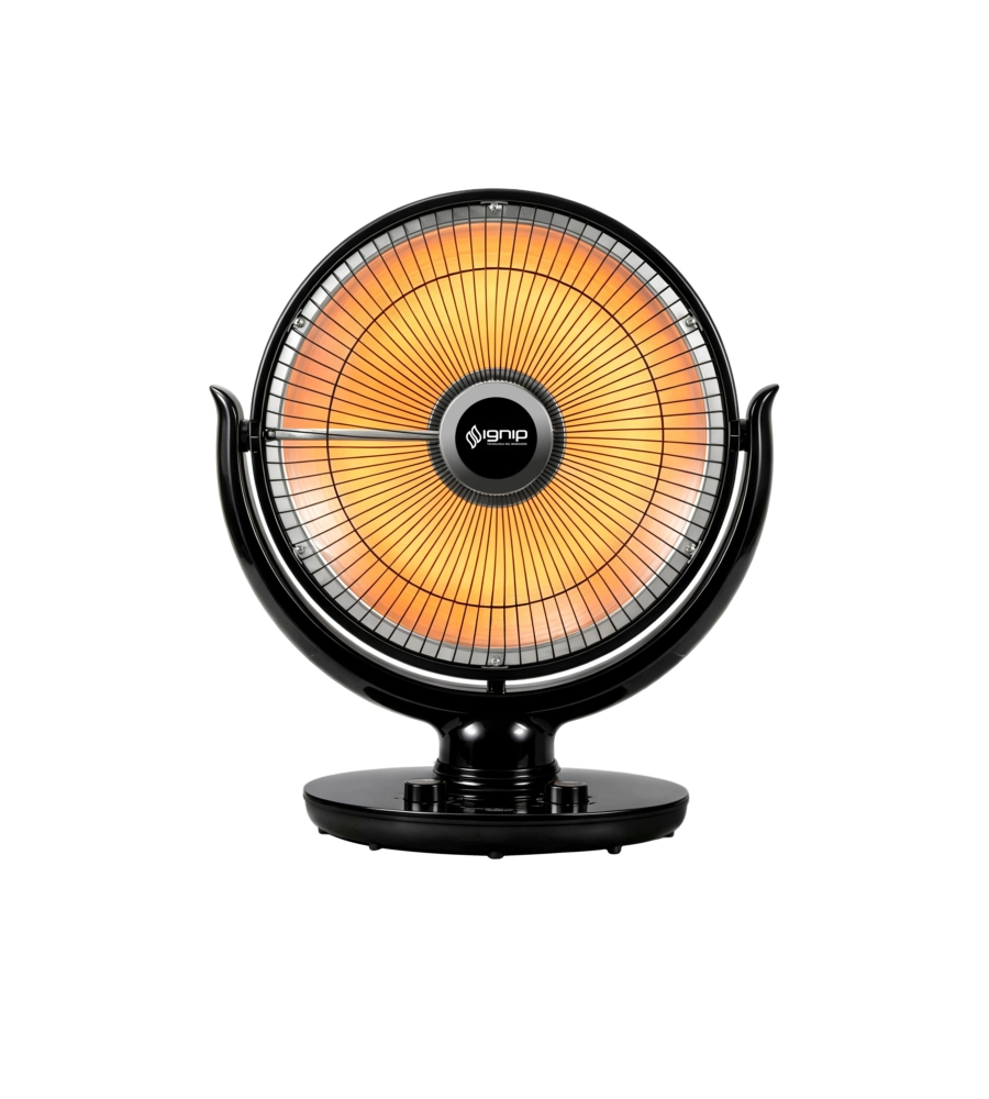 Stufa elettrica al carbonio da appoggio Ignip nero 1000W