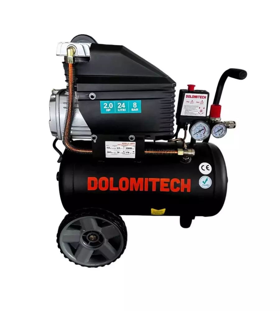 Compressore aria lubrificato Dolomitech 24l 2Hp