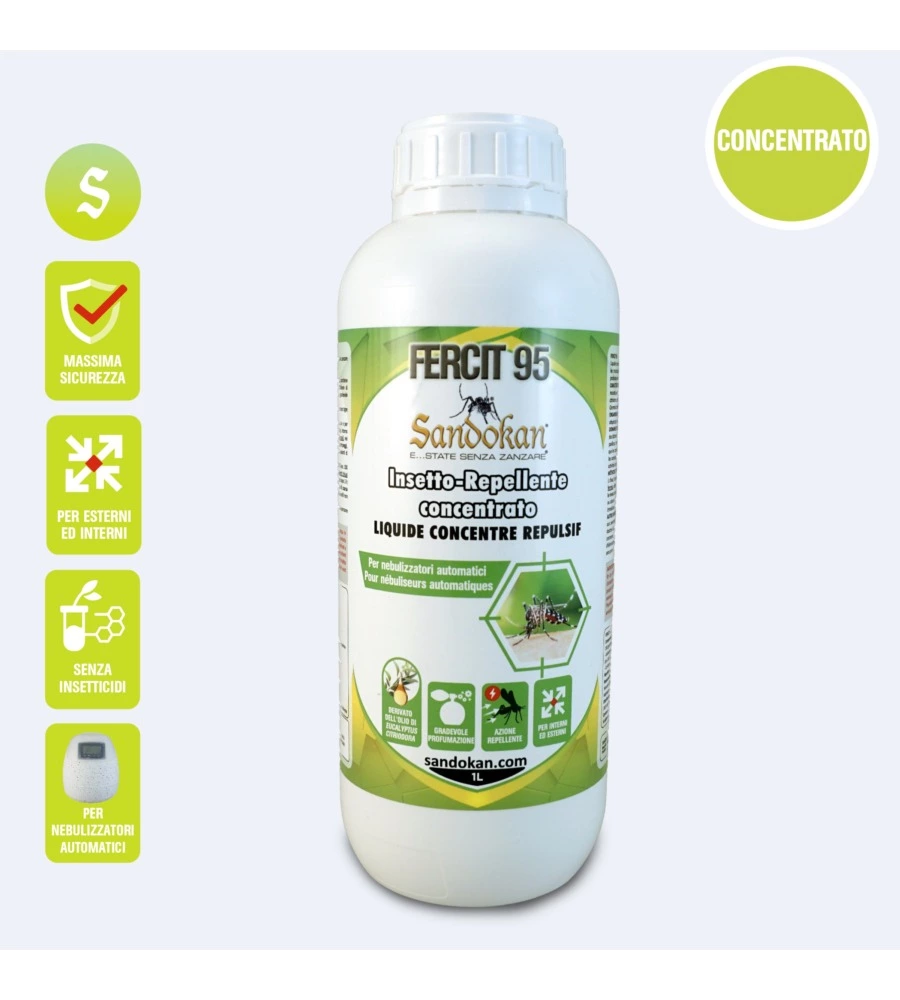 Repellente antizanzare Sandokan "Fercit" 1 lt