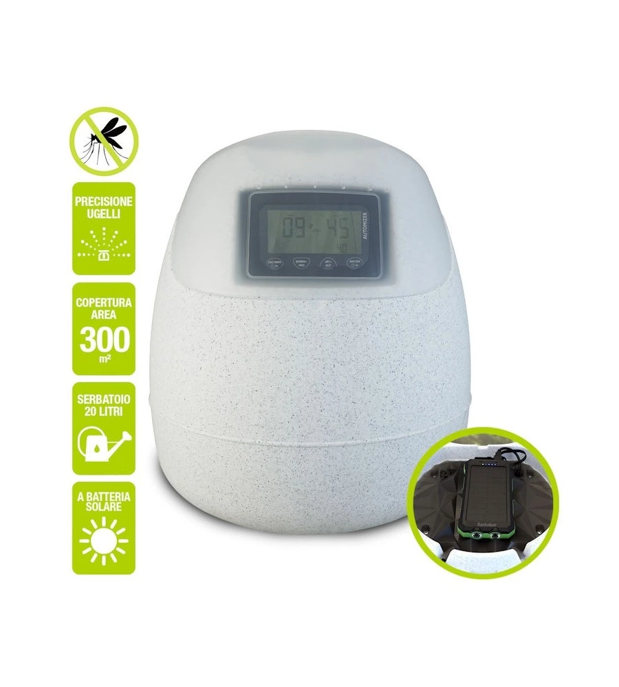 Nebulizzatore antizanzare solare Sandokan "Automizer"