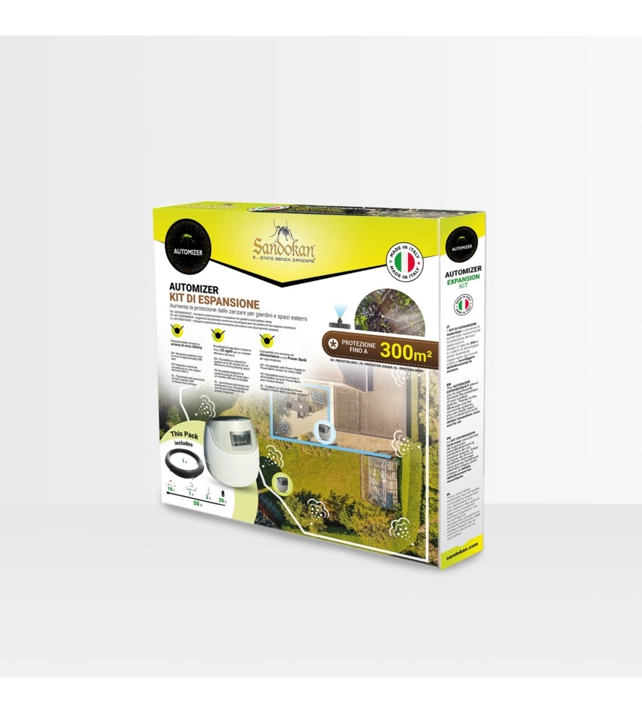 Kit espansione per sistemi di nebulizzazione Sandokan "Automizer" 1000 m²