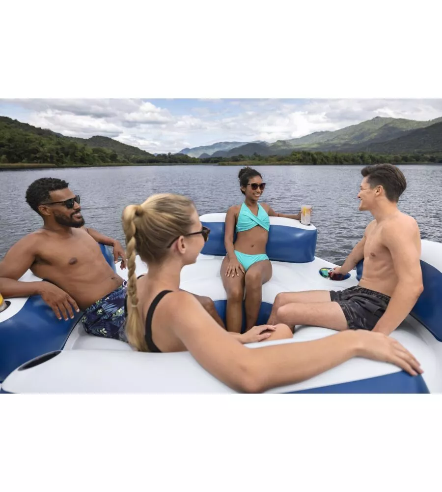 ISOLA GONFIABILE BESTWAY "HYDRO FORCE LAZY DAYZ" 256X256 CM - COD. 43536