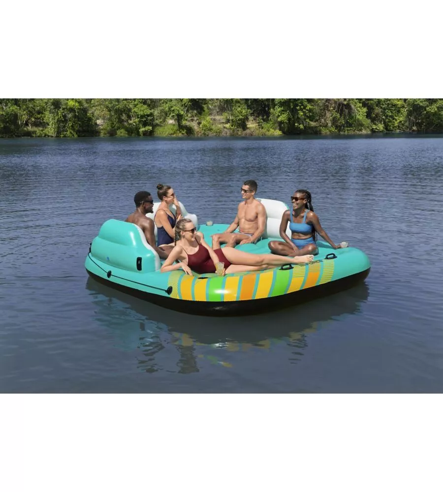 ISOLA GONFIABILE BESTWAY "HYDRO FORCE SUNNY LOUNGE" 300X275 CM - COD. 43407