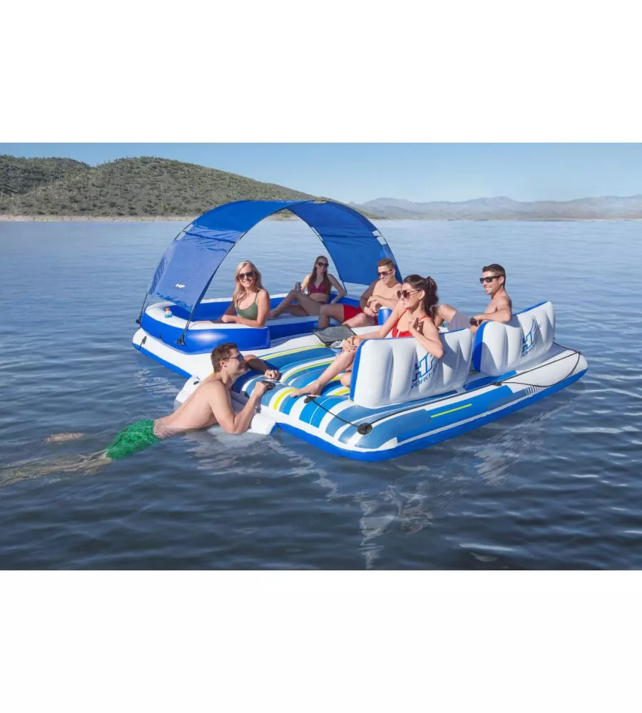 ISOLA GONFIABILE BESTWAY "HYDRO FORCE TROPICAL BREEZE" 389X274 CM - COD. 43105-2