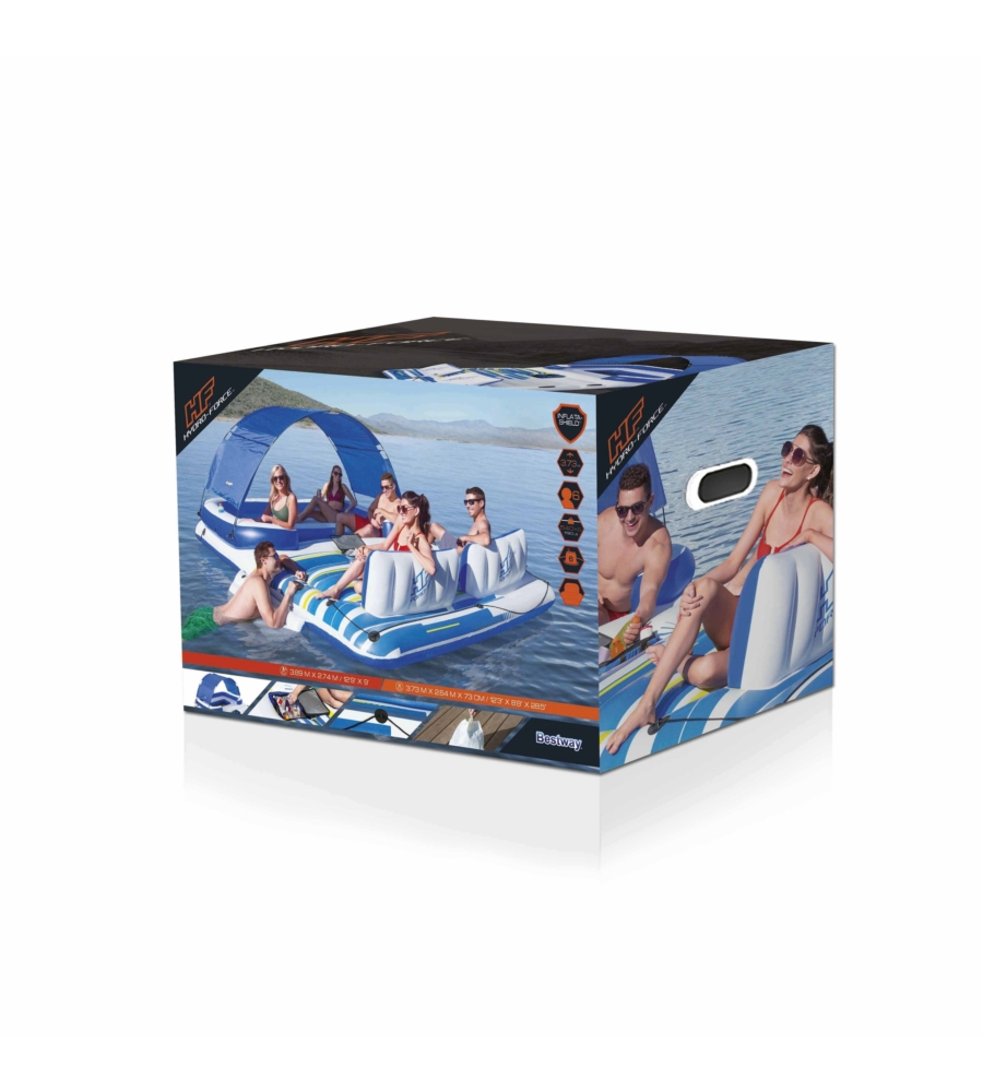 ISOLA GONFIABILE BESTWAY "HYDRO FORCE TROPICAL BREEZE" 389X274 CM - COD. 43105-2