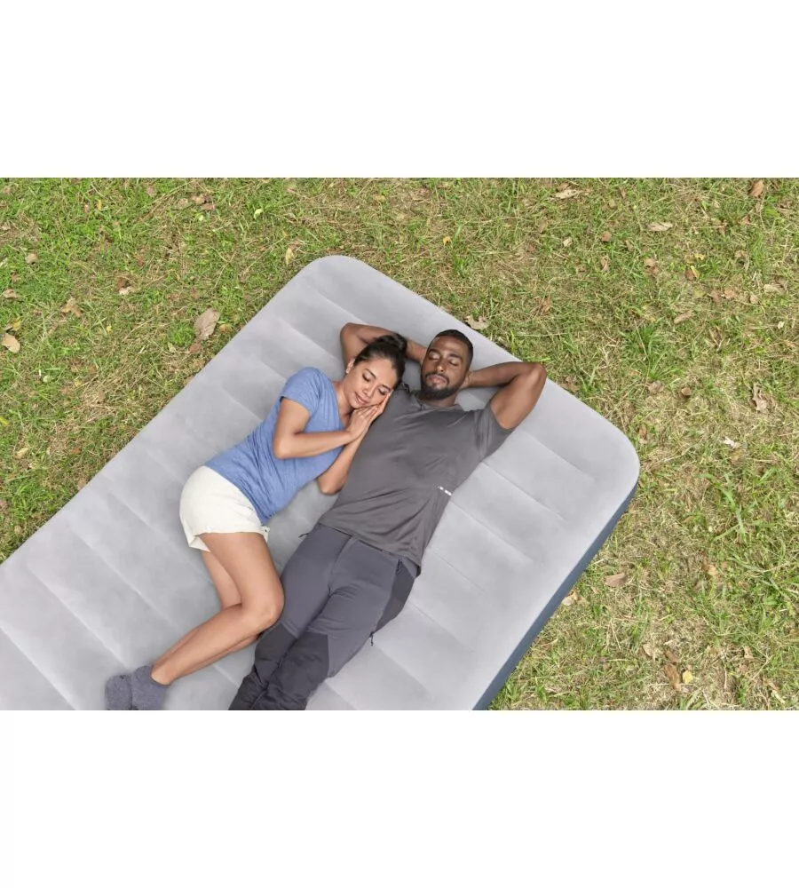 MATERASSO MATRIMONIALE GONFIABILE BESTWAY "TRITECH AIR" CON POMPA INTEGRATA 203X152X36 CM - COD. 6716T-7