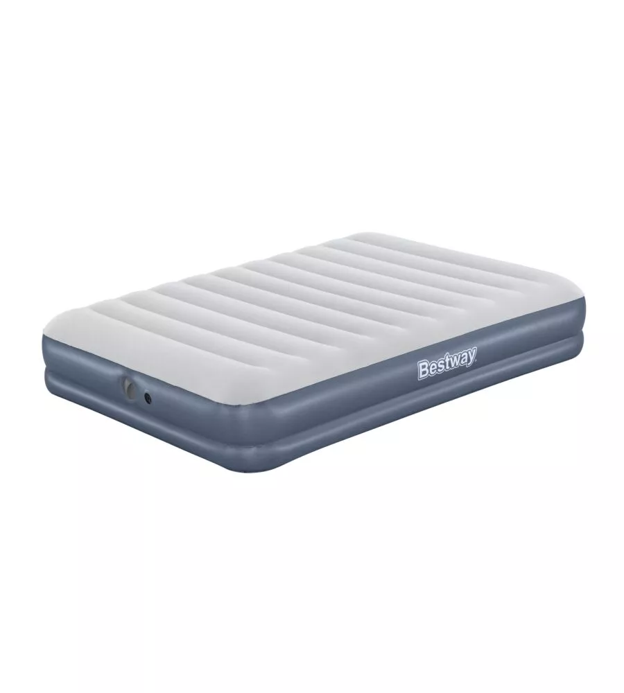 MATERASSO MATRIMONIALE GONFIABILE BESTWAY "TRITECH AIR" CON POMPA INTEGRATA 203X152X36 CM - COD. 6716T-7