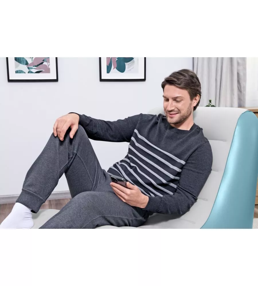 POLTRONA GONFIABILE BESTWAY "LEISURE LUXE CHAISE LOUNGER" 133X79X88 CM - COD. 75127