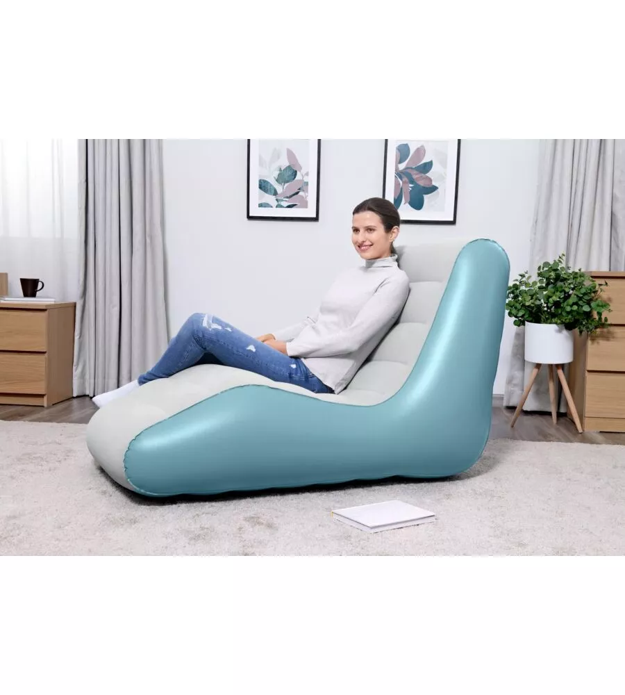 POLTRONA GONFIABILE BESTWAY "LEISURE LUXE CHAISE LOUNGER" 133X79X88 CM - COD. 75127