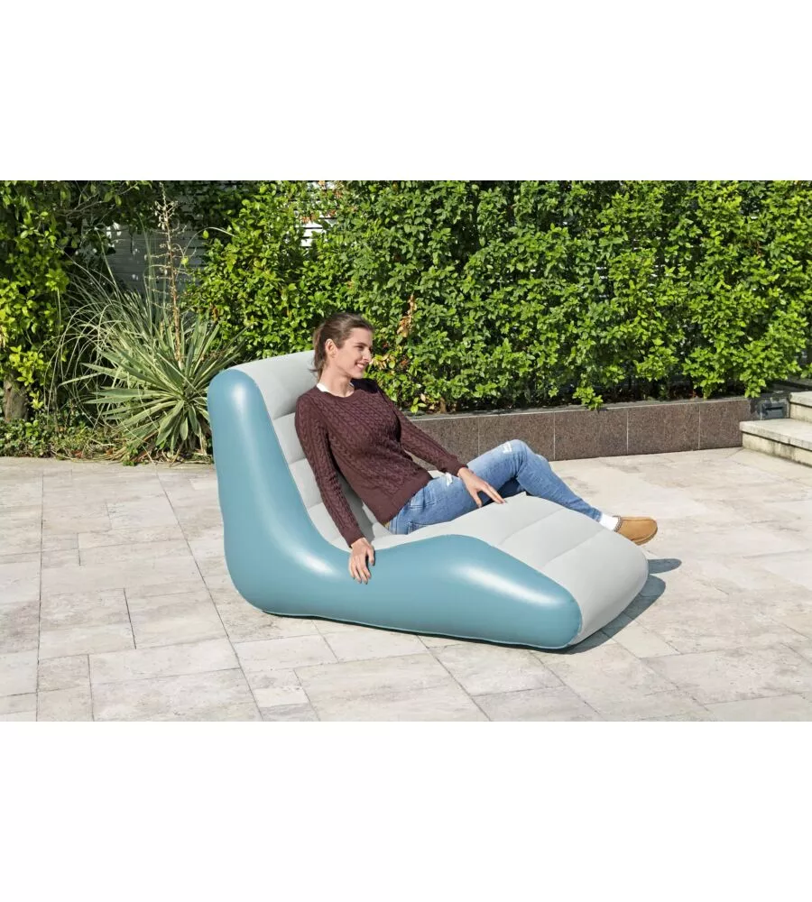 POLTRONA GONFIABILE BESTWAY "LEISURE LUXE CHAISE LOUNGER" 133X79X88 CM - COD. 75127