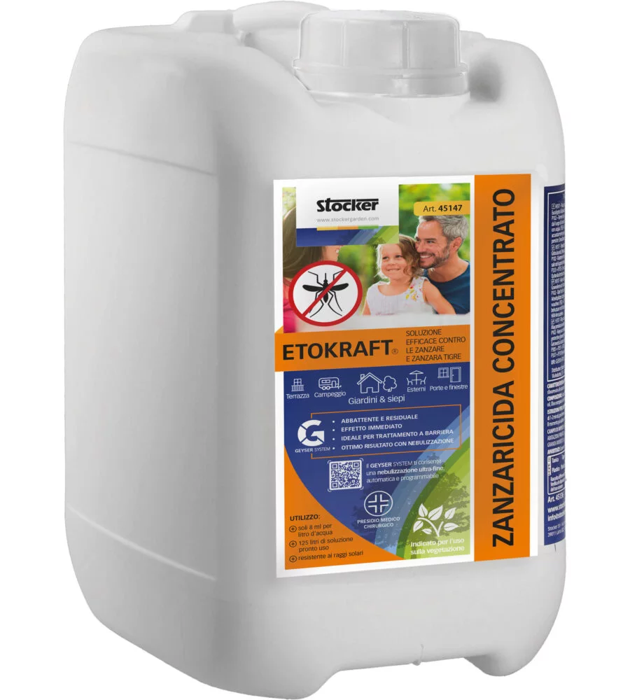 Repellente antizanzare Stocker "Etokraft" 5 lt