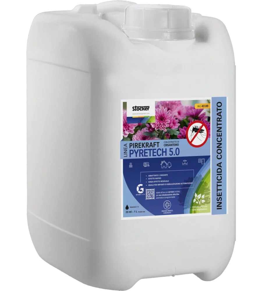 Repellente antizanzare Stocker "Pirekraft" 5 lt