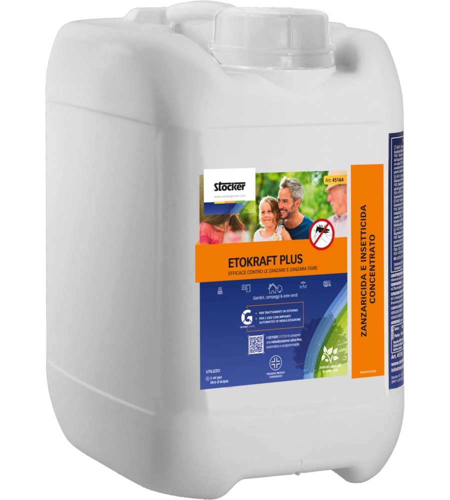 Repellente antizanzare Stocker "Etokraft" 5 lt