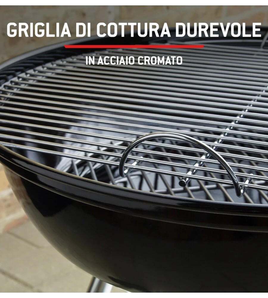 Barbecue a carbone Weber "Compact Kettle" con griglia 57 cm