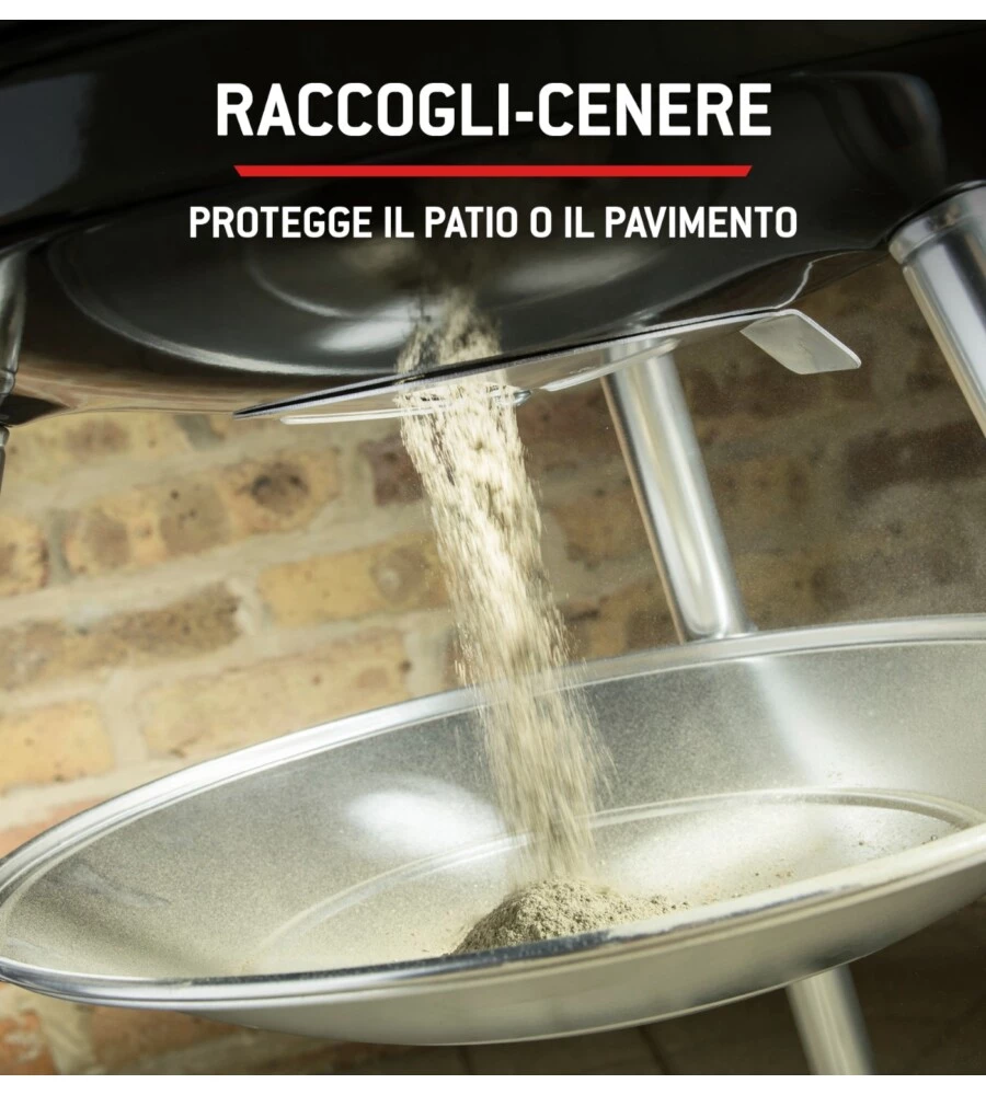 Barbecue a carbone Weber "Compact Kettle" con griglia 57 cm