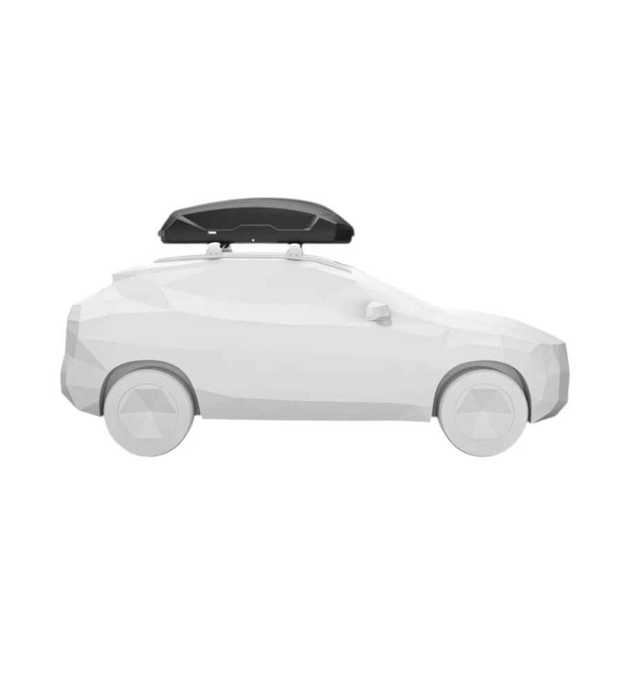 Box baule da tetto per auto Thule "Pulse 2 XL" nero 400 lt