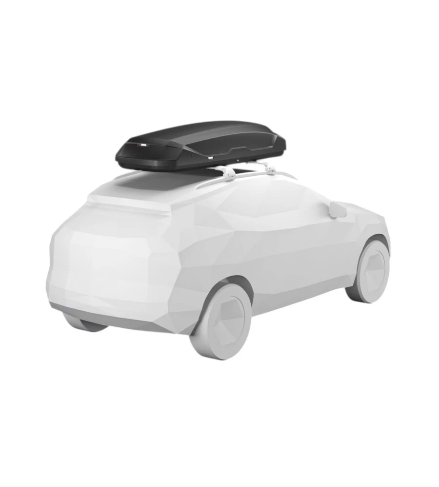 Box baule da tetto per auto Thule "Pulse 2 XL" nero 500 lt
