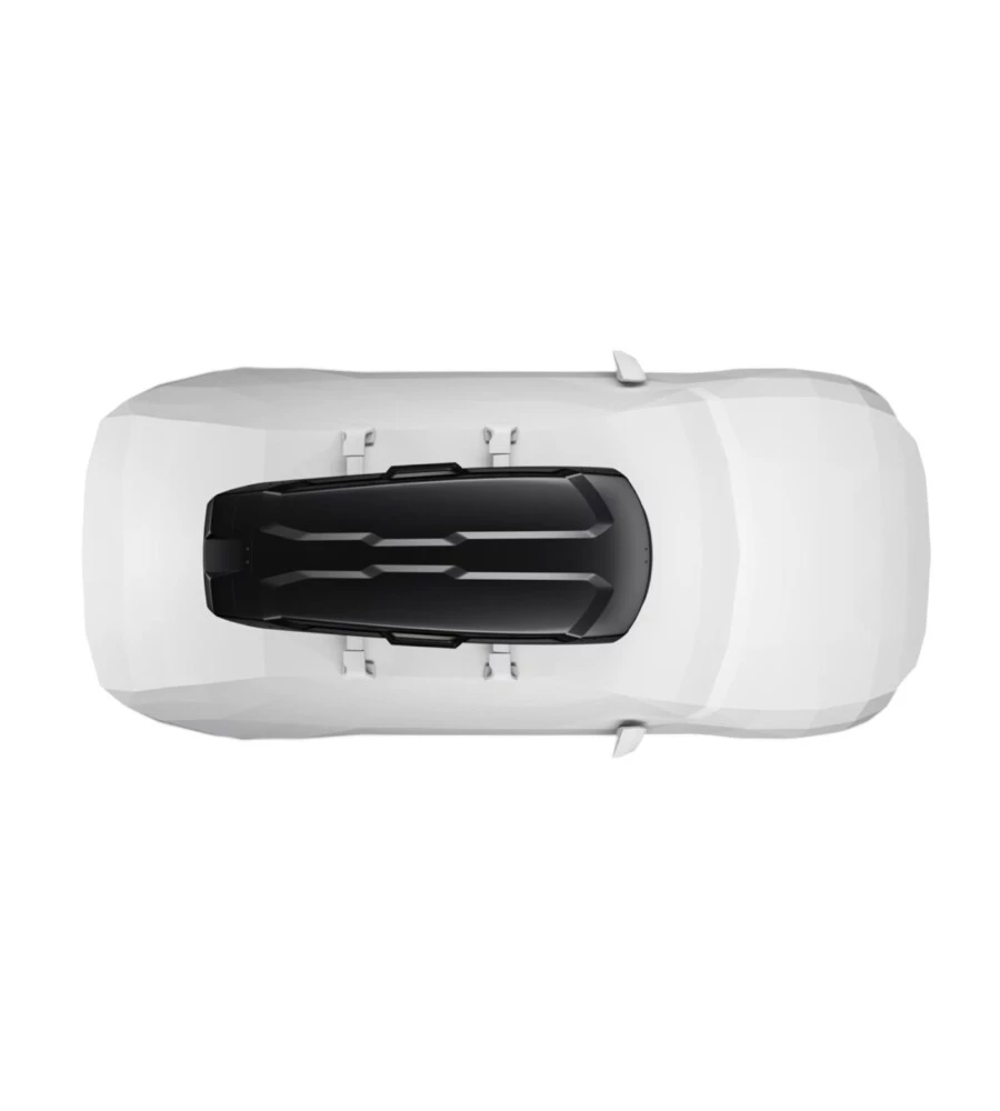 Box baule da tetto per auto Thule "Vector M" nero 360 lt