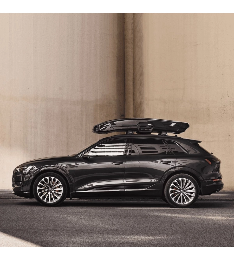 Box baule da tetto per auto Thule "Vector Alpine" nero 380 lt