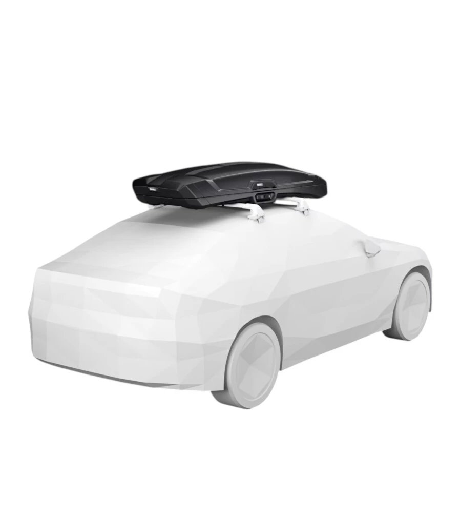 Box baule da tetto per auto Thule "Vector Alpine" nero 380 lt