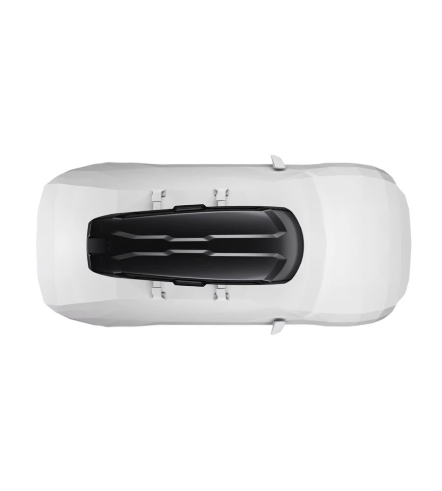 Box baule da tetto per auto Thule "Vector L" nero 430 lt