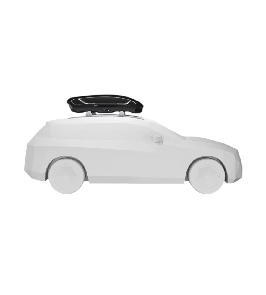 Box baule da tetto per auto Thule "Motion 3 M" nero 390 lt