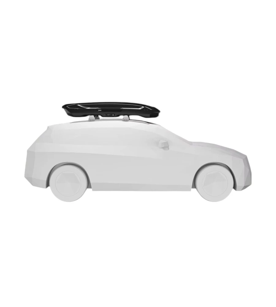 Box baule da tetto per auto Thule "Motion 3 XL Low" nero 400 lt