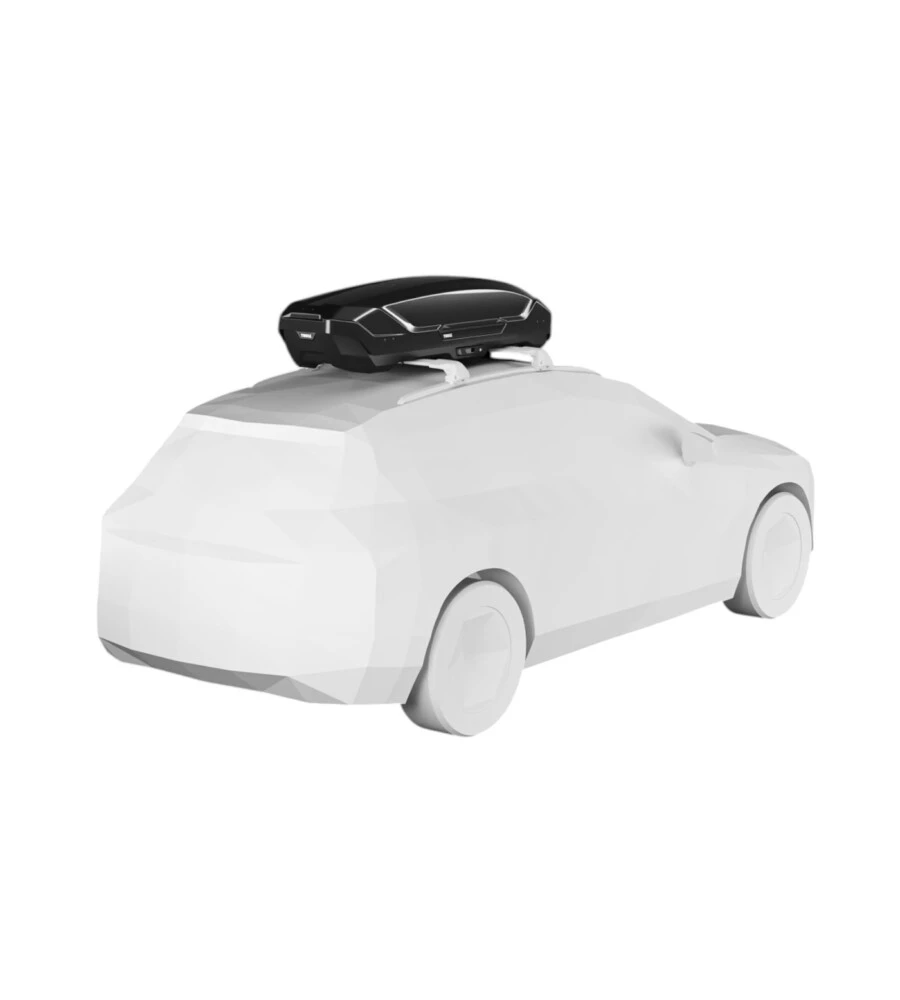 Box baule da tetto per auto Thule "Motion 3 Sport" nero 300 lt