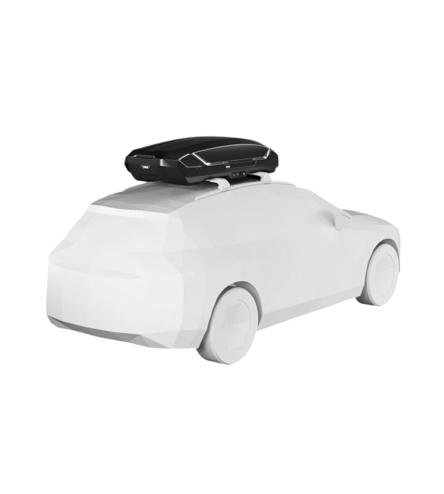 Box baule da tetto per auto Thule "Motion 3 L" nero 440 lt