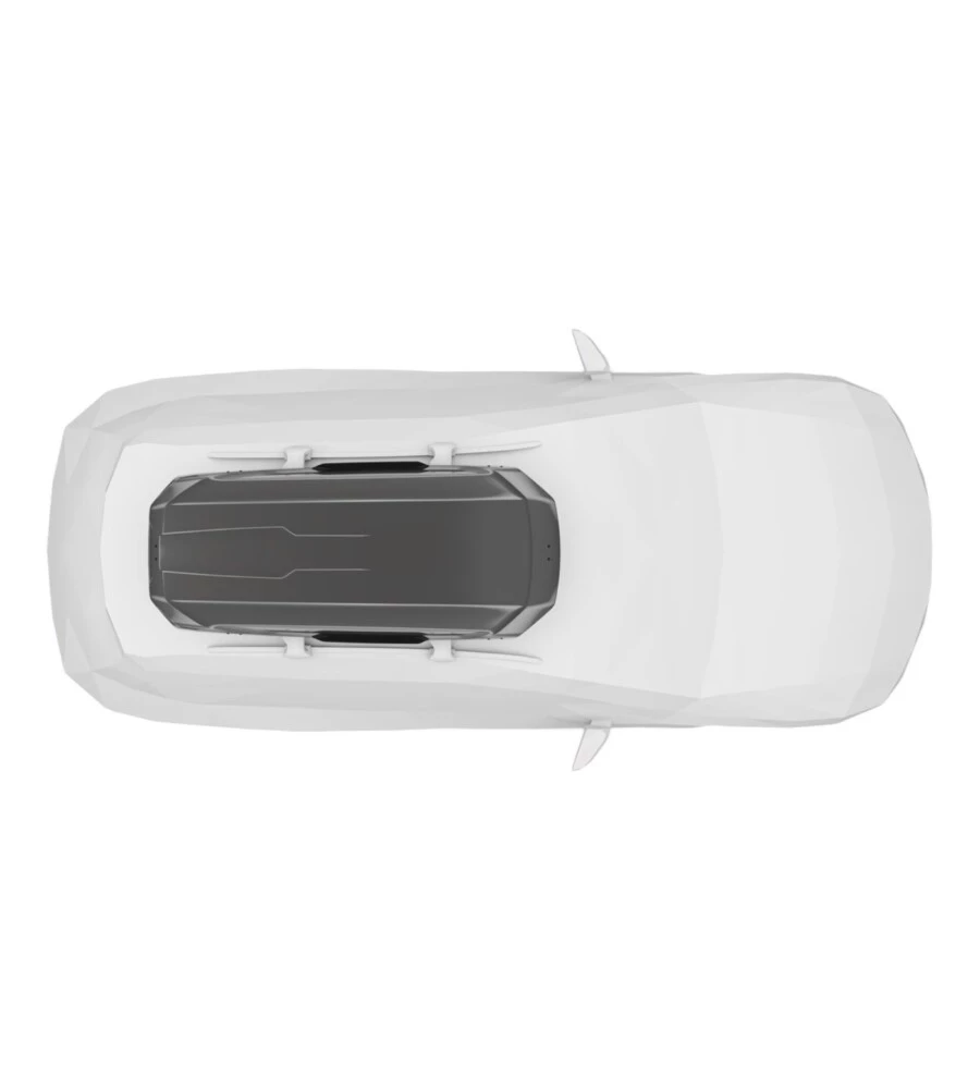 Box baule da tetto per auto Thule "Motion 3 L" grigio 440 lt