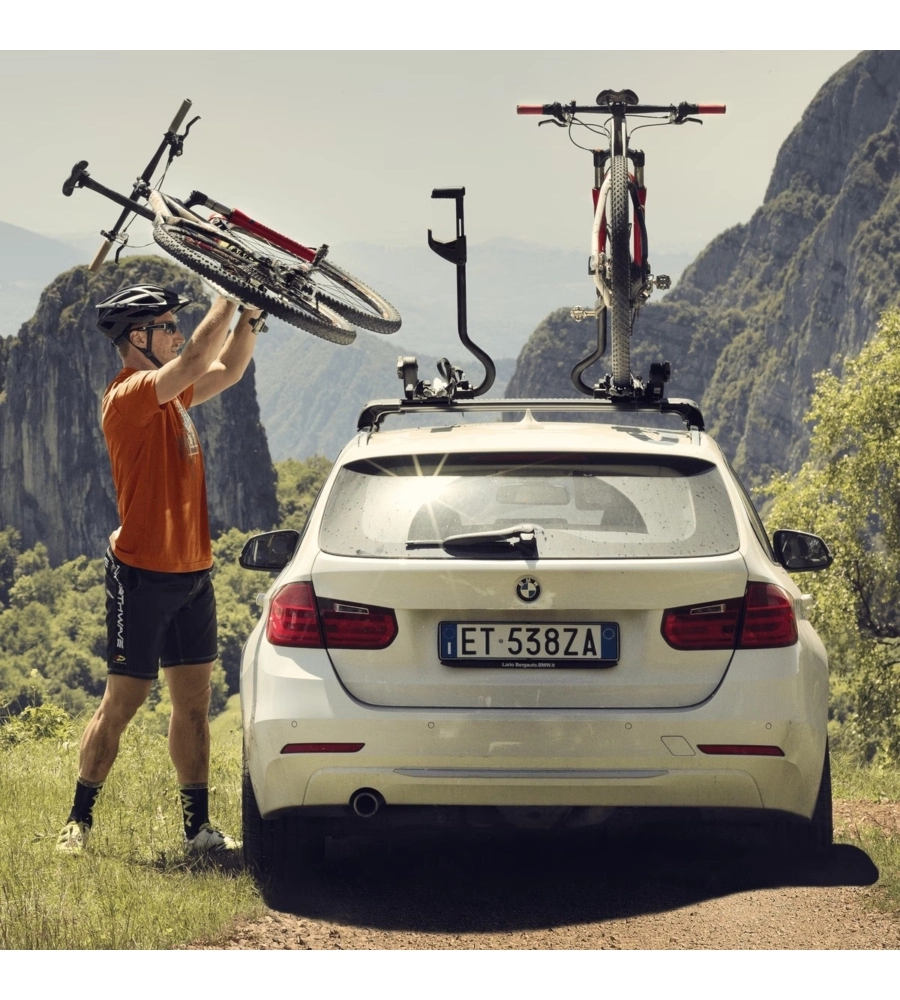 Portabici da tetto auto Thule "ProRide" nero 1 bicicletta