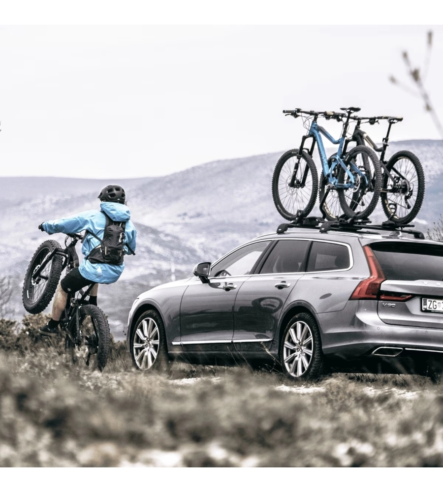 Portabici da tetto auto Thule "ProRide" nero 1 bicicletta